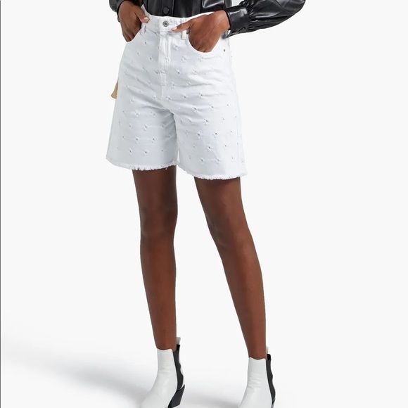 ISABEL MARANT ÉTOILE
Liny distressed denim shorts - Picture 8 of 8
